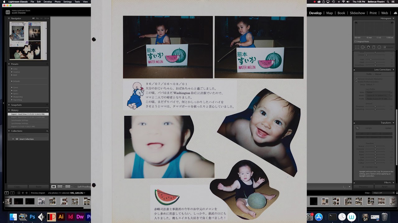 Digitizing a Photo Collage Album Without Glare