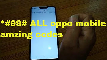 All Oppo mobile hidden codes