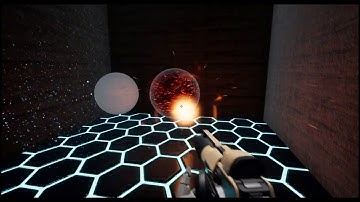 Physical Materials with Snow build up and Fire with 2 gun modes in FPS template UE4