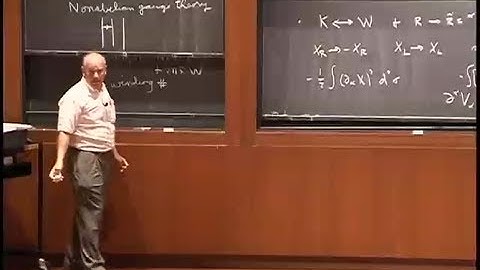 Some Basic Superstring Theory, John Schwarz | Lecture 1 of 2
