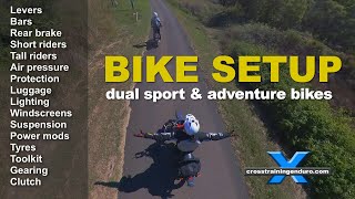 How to set up your adventure bike or dual sport bike︱Cross Training Adventure