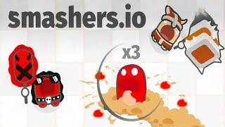 Smashers.io Foes in Worms Land Android/iOS  Gameplay ᴴᴰ screenshot 1