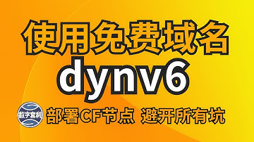 🌐免费dynv6域名 | 只需一个邮箱 | 部署Cloudflare Pages节点 | 不要错过 #cloudflare #域名 #dns