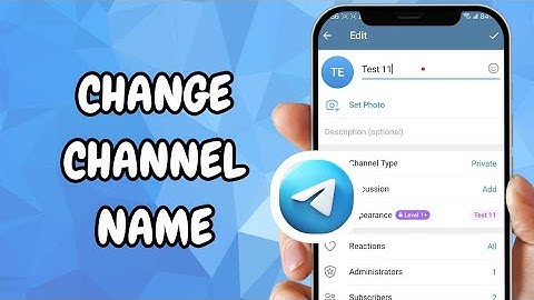 How To Change Telegram Channel Name