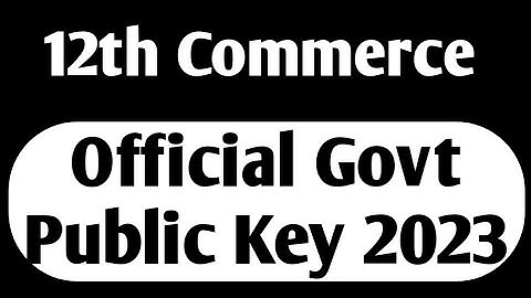 12th Commerce|Public|March 2023|Government|Offical Answer Key|2023|Vjalerts|