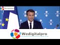 Macron parle de limportance de l activit de wedigitalpro