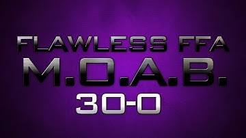 MW3 | Flawless FFA MOAB - Survival TIPS (Modern Warfare 3 Multiplayer Gameplay)