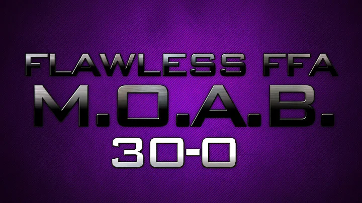 MW3 | Flawless FFA MOAB - Survival TIPS (Modern Warfare 3 Multiplayer Gameplay)