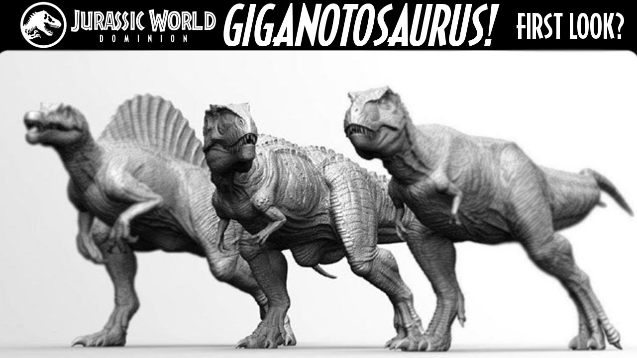 Jurassic World Dominion Giganotosaurus Render