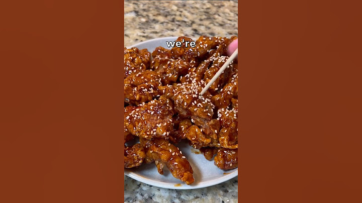 Crispiest sesame chicken 🥵