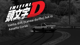 Initial D - Inertia drift but in Assetto Corsa