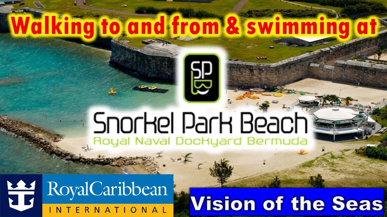 Walking to and from & swimming at Snorkel Park Beach Bermuda ║Royal
