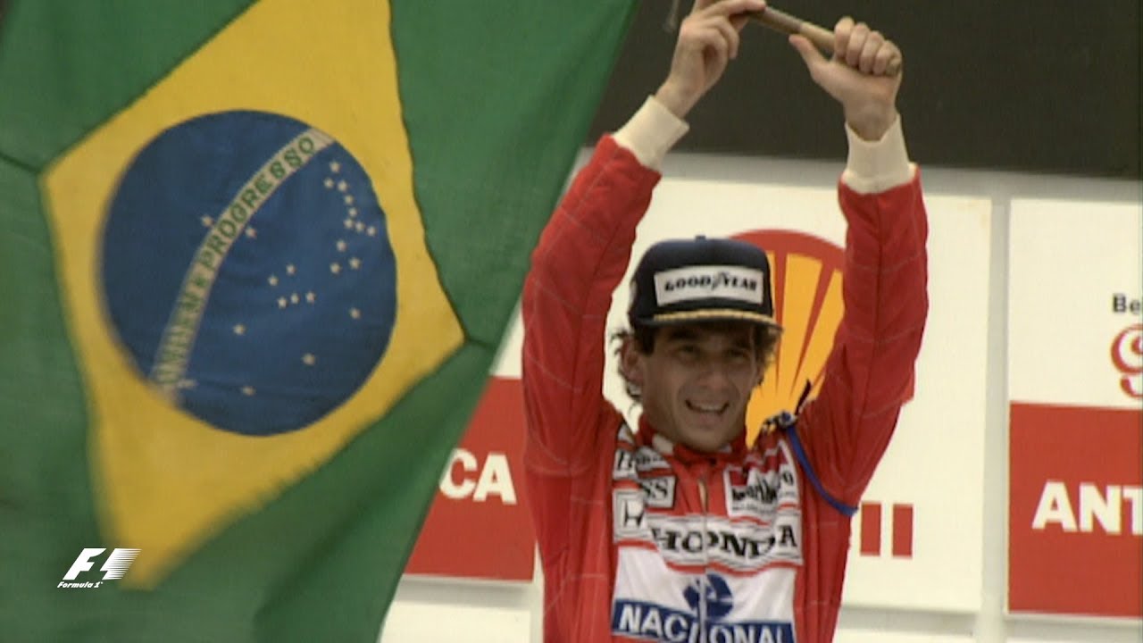 Senna's Emotional Home Win | 1991 Brazil Grand Prix - YouTube