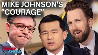 Mike Johnson's Courage On Ukraine Aid Bill & Tennessee Arms Its Teachers | The Daily Show