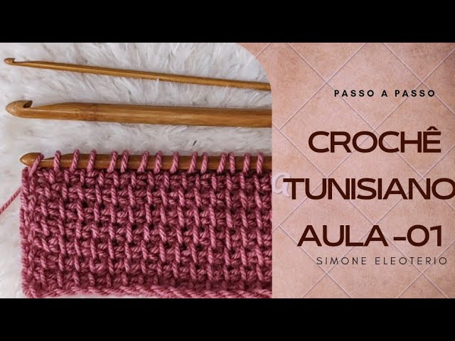 Luciana Ponzo - Tunisian Point Interlaced (With Crochet Needle) 