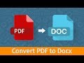 Terbongkar!! Cara Mudah Mengubah File PDF ke Word Docx - [ Tutorial Indonesia ]