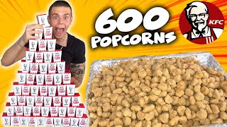 JE MANGE 600 POPCORNS CHICKEN DE KFC !!