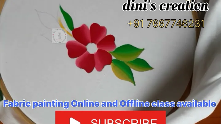 Fabric painting Online & Offline class 3