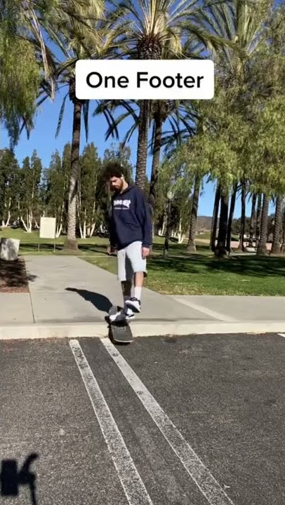 3 ways to go down a curb on a skateboard #skateboarding #shorts