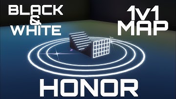 Clean Black & White 1v1 Map