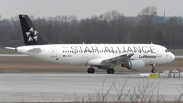 *Star Alliance livery* Lufthansa Airbus A320-200 take off & landings ✈ Munich Airport