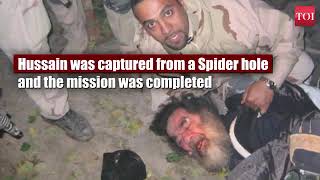 The arrest of the criminal dictator Saddam Hussein led by Americas heroes
