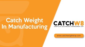 Catch Weight In Manufacturing | Odoo ERP | CATCHW8