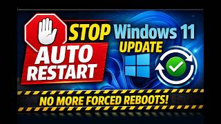 How to Disable Automatic Restart after Windows 11 Update | GearUpWindows Tutorial