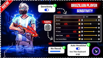 Free Fire Max Headshot Setting After Update 2025⚡Best Sensitivity Settings ⚙️| Sensitivity Setting