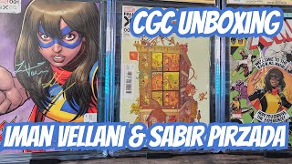 Unboxing CGC Graded Ms Marvel Signatures from Iman Vellani & Sabir Pirzada