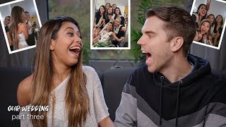 MY FIANCÉ REACTS TO MY BACHELORETTE PARTY!