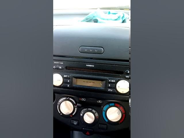 Nissan Micra 2009 How To Remove Original / Factory Radio Removal 