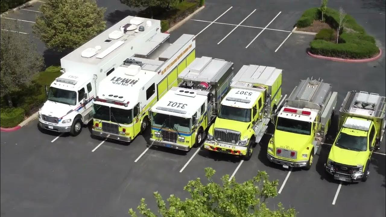 Cal OES Fire and Rescue Branch Fire Engines - YouTube