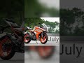 Choose your birthday month and see your bike