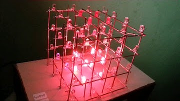 Arduino 4x4x4 Led Küp Projesi