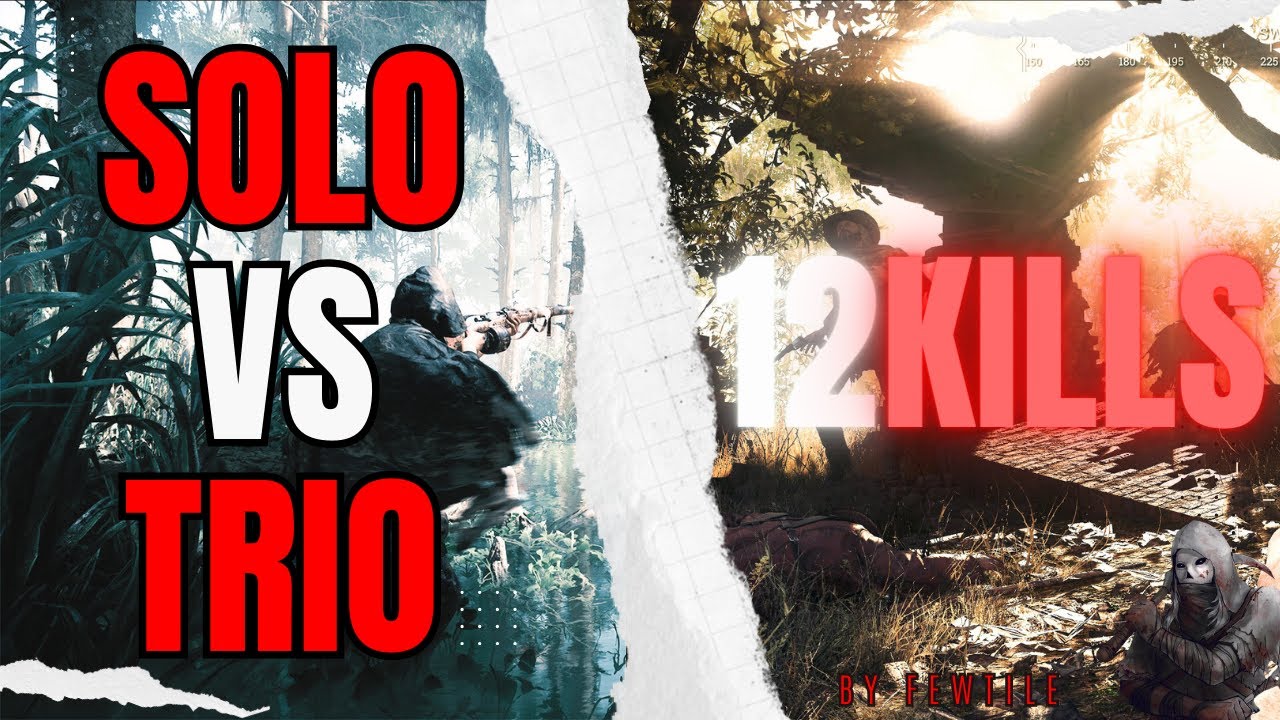 INSANE GAME! SOLO VS TRIO 12 KILLS | HUNT SHOWDOWN - YouTube