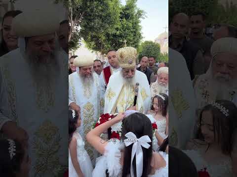 محبة البابا تواضروس بدون حدود اطفال منفلوط ٢٠٢٥