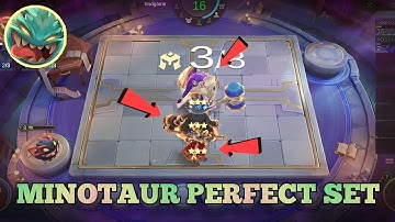 Tharz Skill 3 -5 Gold Cost Hero 3 Star Minotaur Perfect SET New Meta New Strategy For Tharz Skill 3