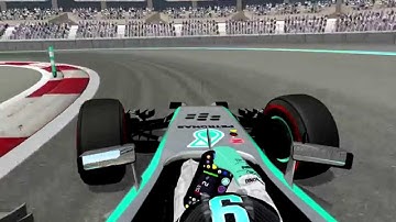rFactor - F1 2014 by WCP | N.Rosberg lap in Abu Dhabi