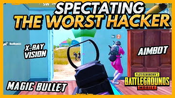 Spectating the WORST Hacker In PUBG Mobile