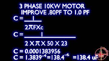 10kw motor 0.80 to 1.0 power factor calculation formula,how to improve power factor type -2