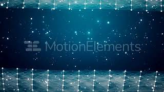 Blue abstract background for presentations logo with moving elements preview