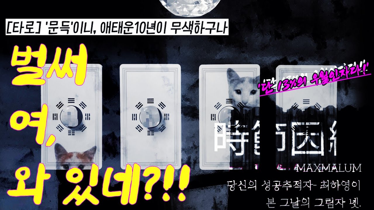 [타로] 심장깨물지 마라, 곧 당신 삶에 10년의 롤Role과 룰Rule이 기똥차게-바뀐다 #시절인연 #타이밍