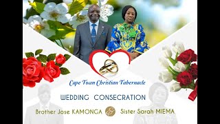 Sun 12-05-2024 'Wedding Ceremony Of Br. Jose Kamonga and Sr. Sarah Miema' By Brother Kazadi