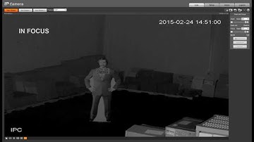 Dahua IPC-HFW2300R-Z Motorized Zoom Demo - Complete Darkness