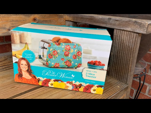 Walmart The Pioneer Woman Vintage Floral 2 Slice Toaster Review