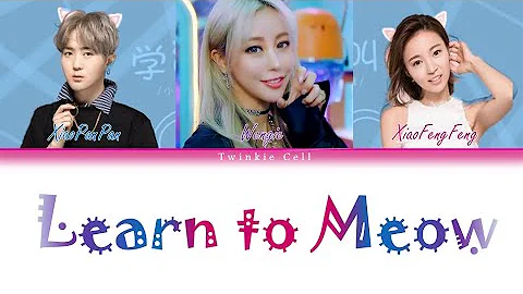 Wengie, XiaoFengFeng, XiaoPanPan - Learn to Meow (Remix) Lyrics (CH/ENG/Rom)