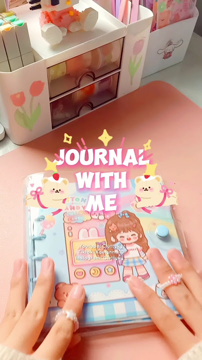 ┆✧ Journal With Me 🤩💐💗 #aestheticstickers #journaling #sticker #journalingstickers