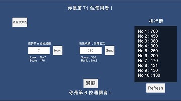 Unity Game Stats With GAS - DEMO