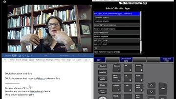 FieldFox VNA  Calibration  - Unknown Thru vs SOLT